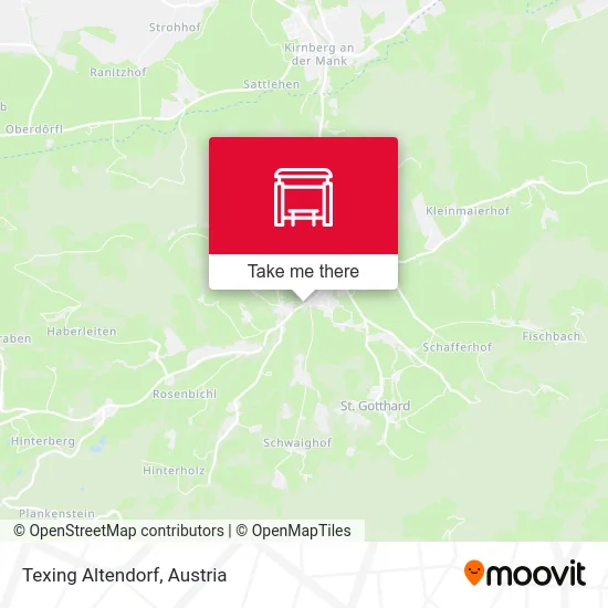 Texing Altendorf map