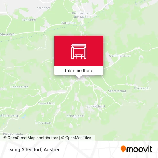 Texing Altendorf map