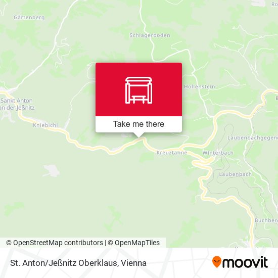 St. Anton/Jeßnitz Oberklaus map