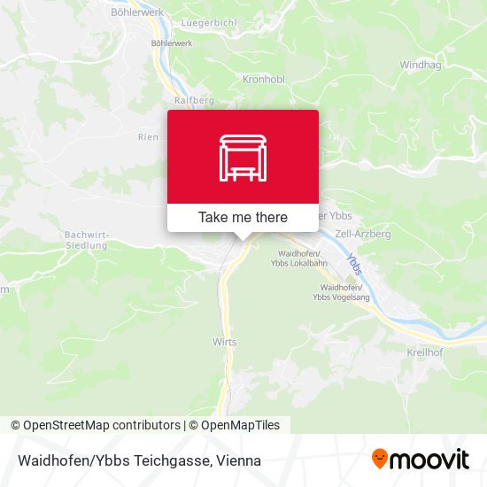 Waidhofen/Ybbs Teichgasse map