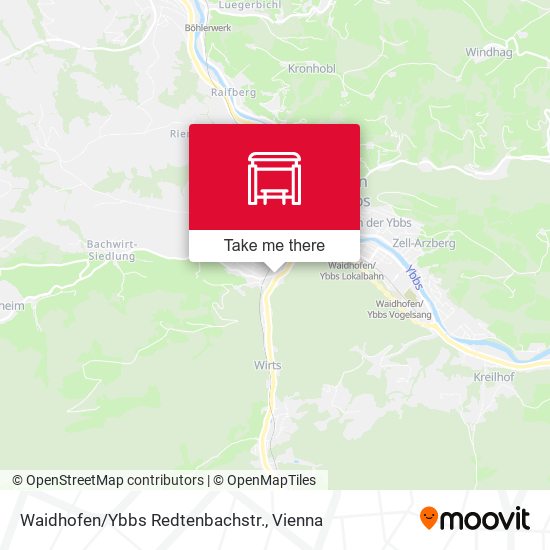 Waidhofen/Ybbs Redtenbachstr. map