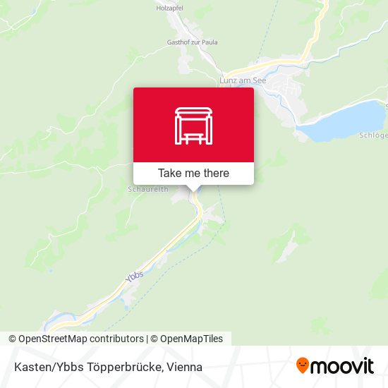 Kasten/Ybbs Töpperbrücke map