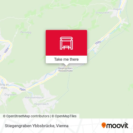 Stiegengraben Ybbsbrücke map
