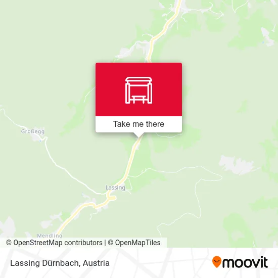 Lassing Dürnbach map