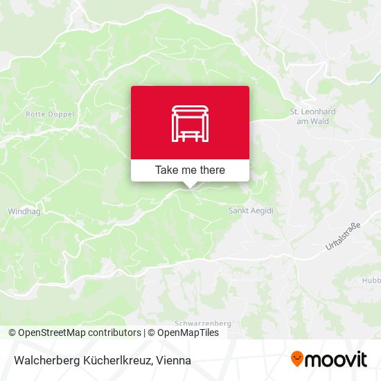Walcherberg Kücherlkreuz map