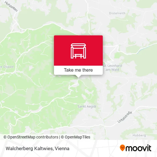 Walcherberg Kaltwies map