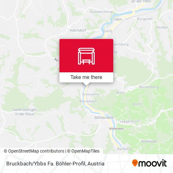 Bruckbach / Ybbs Fa. Böhler-Profil map