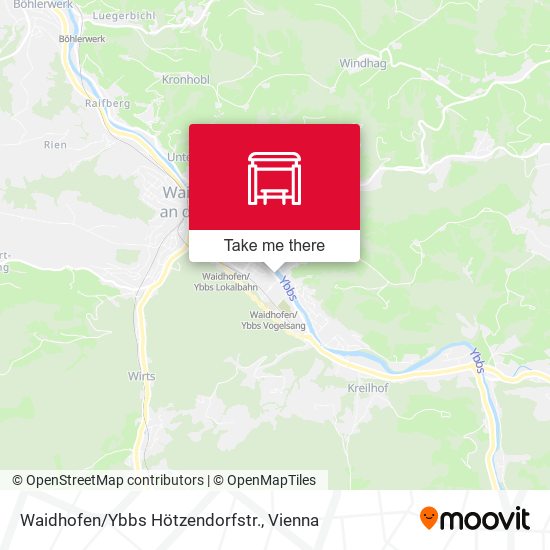 Waidhofen/Ybbs Hötzendorfstr. map