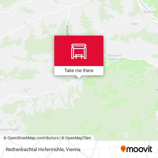 Redtenbachtal Hofermühle map