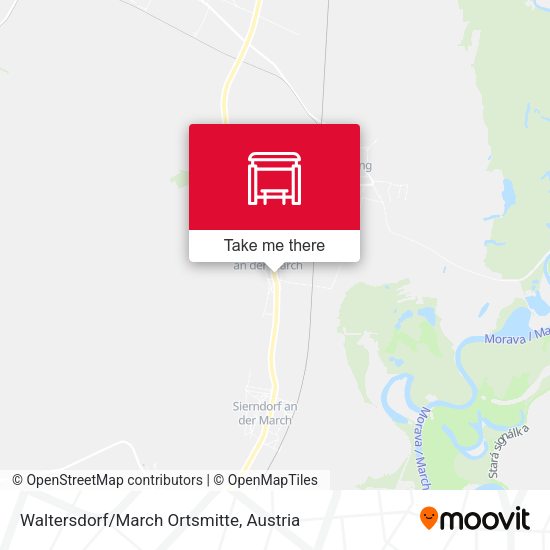 Waltersdorf/March Ortsmitte map