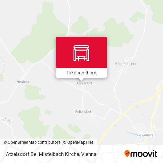 Atzelsdorf Bei Mistelbach Kirche map