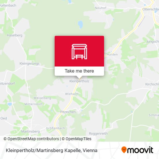 Kleinpertholz / Martinsberg Kapelle map