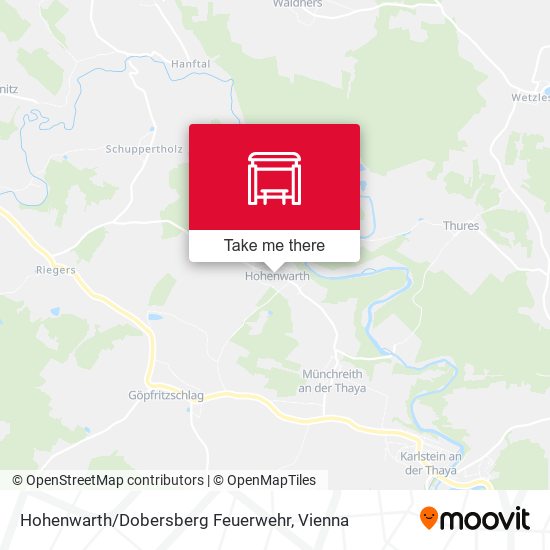 Hohenwarth / Dobersberg Feuerwehr map