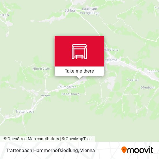 Trattenbach Hammerhofsiedlung map
