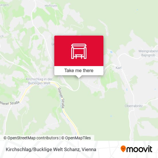Kirchschlag / Bucklige Welt Schanz map