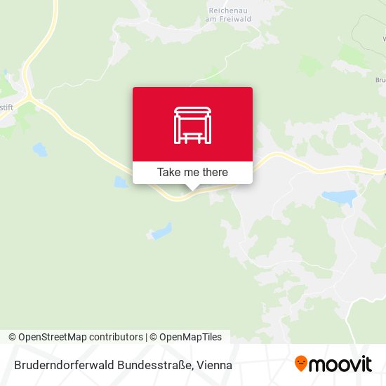 Bruderndorferwald Bundesstraße map