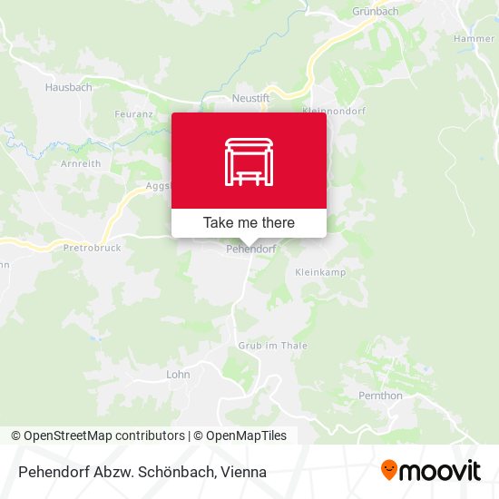 Pehendorf Abzw. Schönbach map