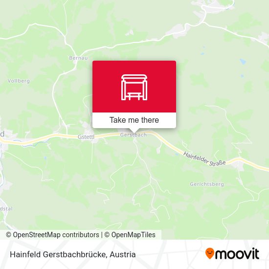 Hainfeld Gerstbachbrücke map