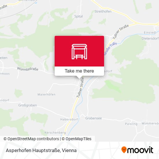 Asperhofen Hauptstraße map