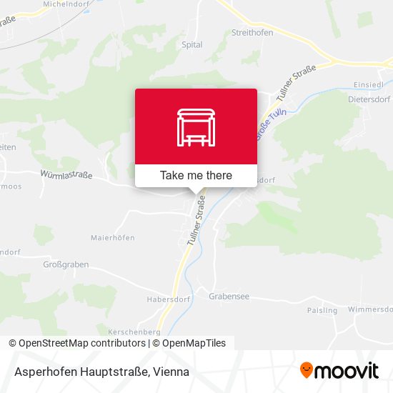 Asperhofen Hauptstraße map