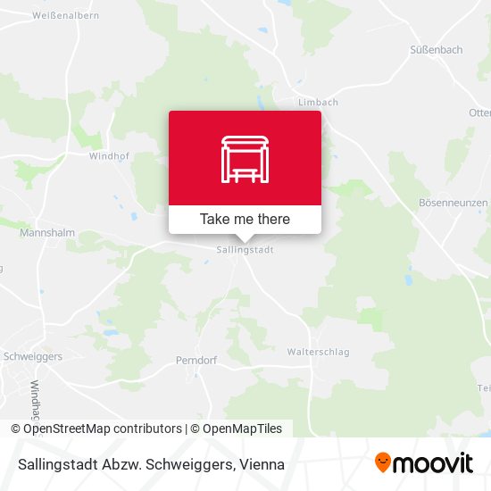 Sallingstadt Abzw. Schweiggers map