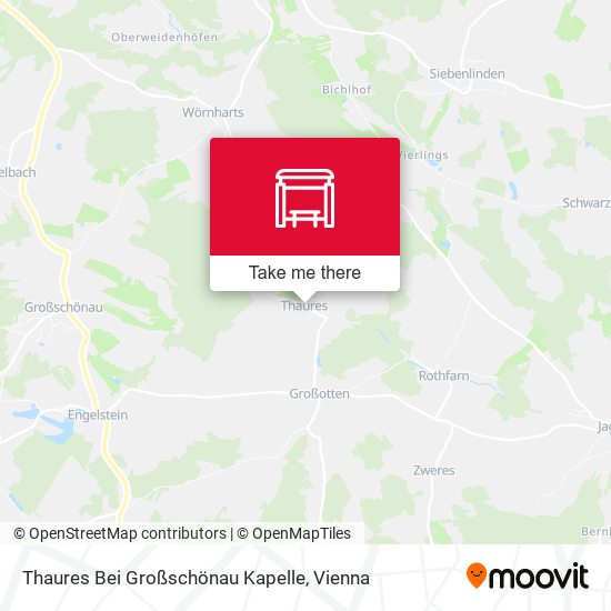 Thaures Bei Großschönau Kapelle map
