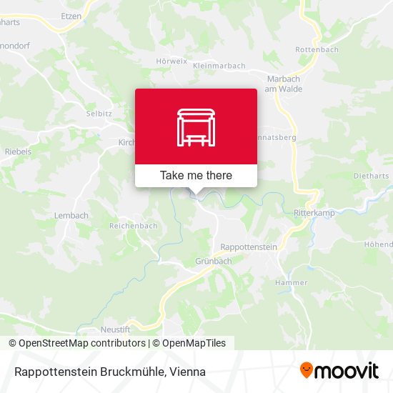 Rappottenstein Bruckmühle map