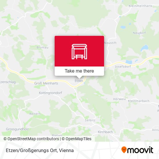 Etzen/Großgerungs Ort map