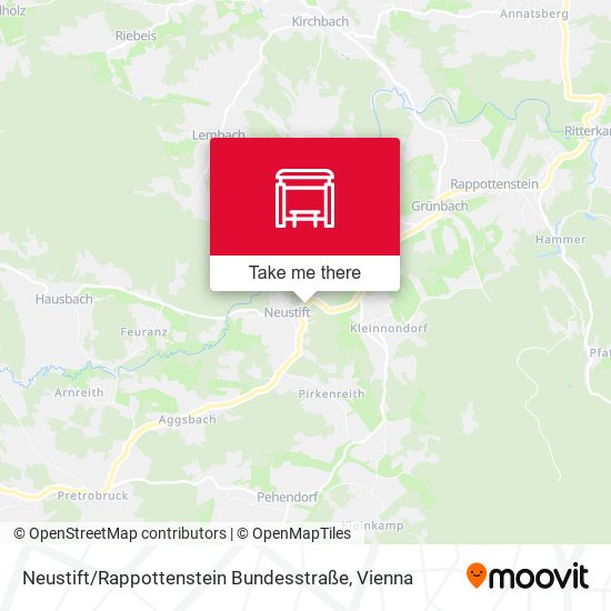 Neustift / Rappottenstein Bundesstraße map
