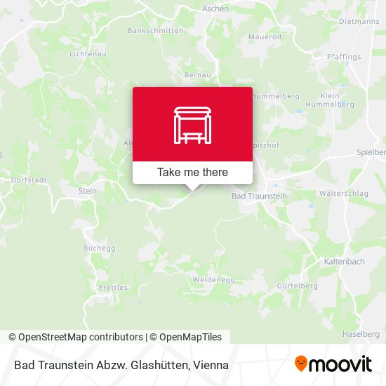 Bad Traunstein Abzw. Glashütten map