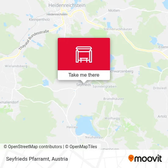Seyfrieds Pfarramt map