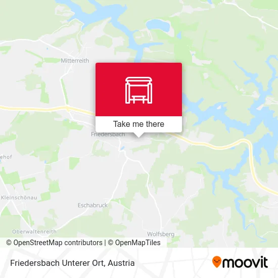 Friedersbach Unterer Ort map