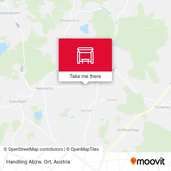 Handling Abzw. Ort map