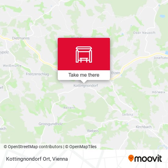 Kottingnondorf Ort map