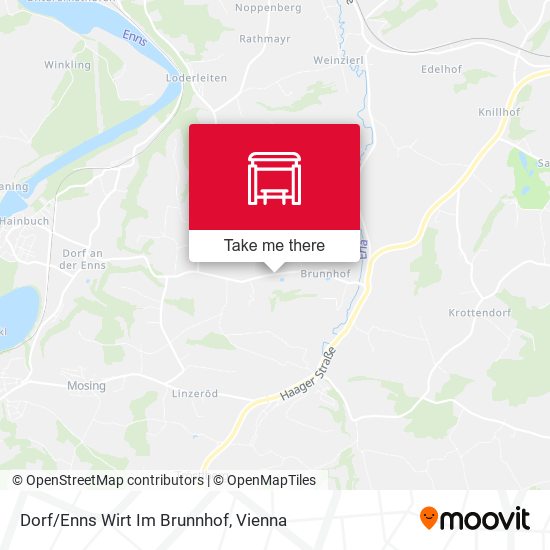 Dorf/Enns Wirt Im Brunnhof map