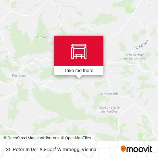 St. Peter In Der Au-Dorf Wimmegg map