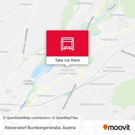 Ratzersdorf Buchbergerstraße map
