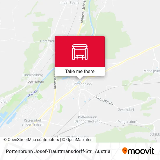 Pottenbrunn Josef-Trauttmansdorff-Str. map