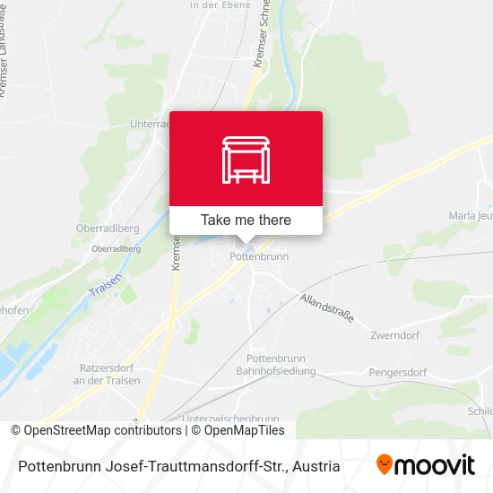 Pottenbrunn Josef-Trauttmansdorff-Str. map