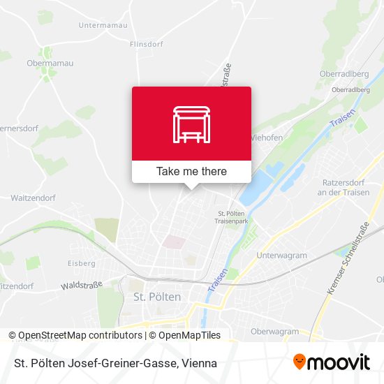 St. Pölten Josef-Greiner-Gasse map