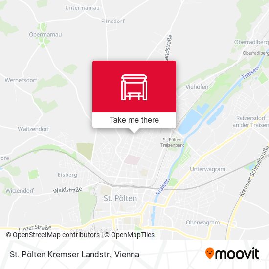 St. Pölten Kremser Landstr. map