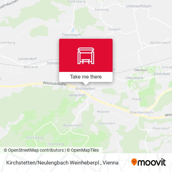 Kirchstetten / Neulengbach Weinheberpl. map