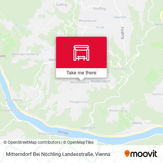 Mitterndorf Bei Nöchling Landesstraße map