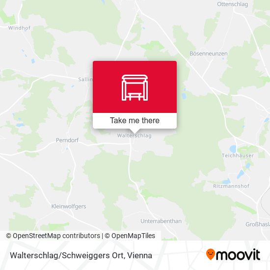 Walterschlag/Schweiggers Ort map