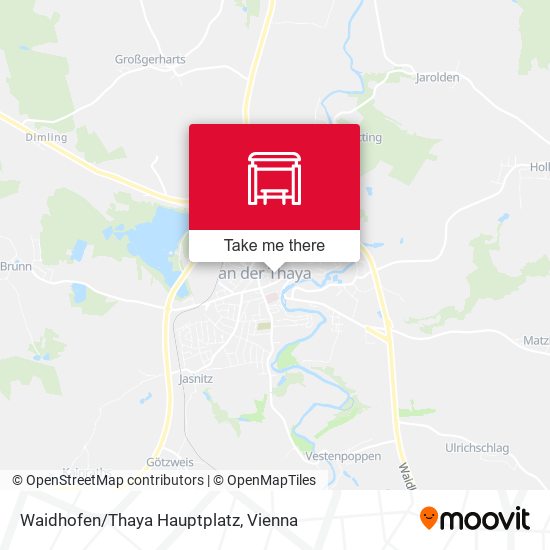 Waidhofen/Thaya Hauptplatz map