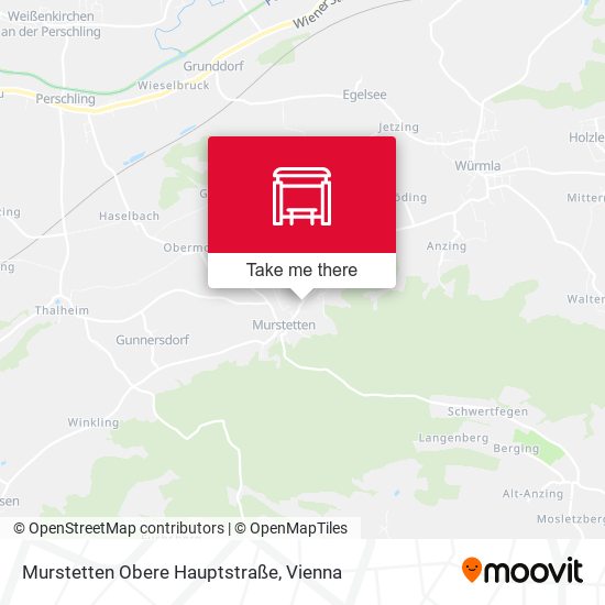 Murstetten Obere Hauptstraße map
