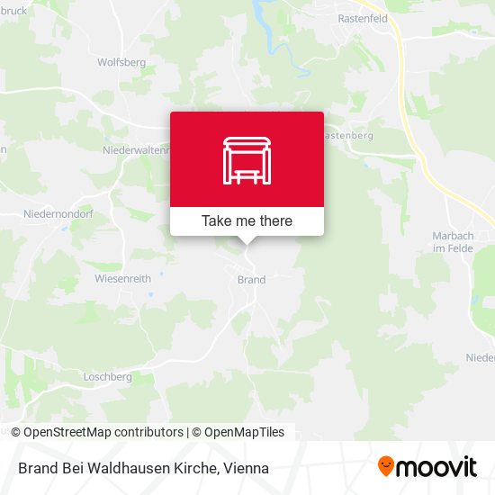 Brand Bei Waldhausen Kirche map