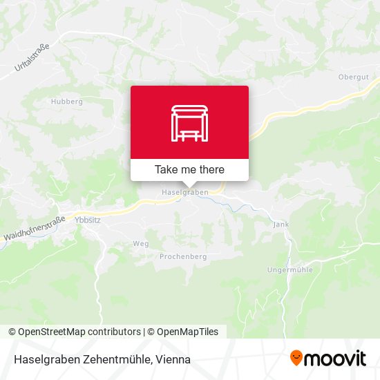 Haselgraben Zehentmühle map