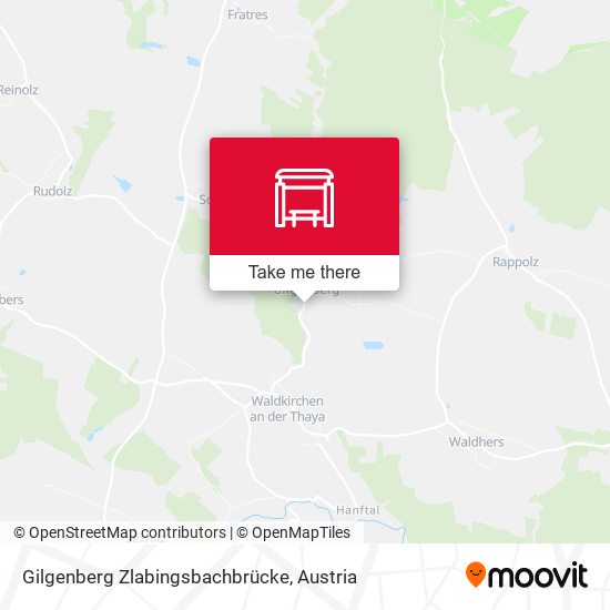 Gilgenberg Zlabingsbachbrücke map