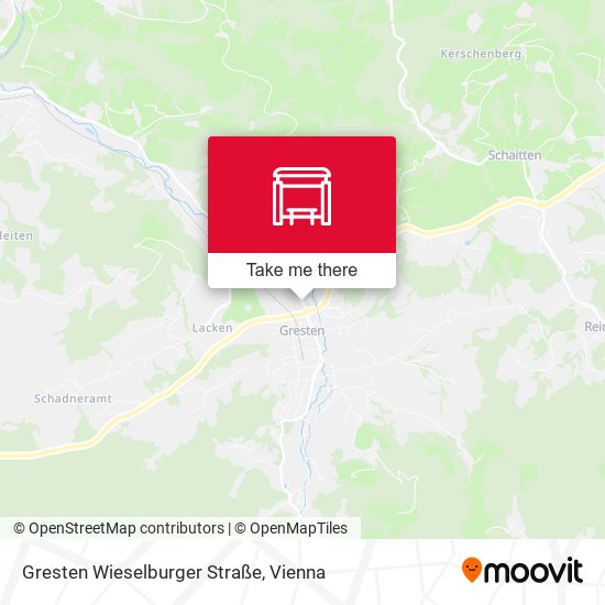 Gresten Wieselburger Straße map
